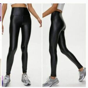 Wilfred Free Aritzia Daria Faux Leather Leggings Black - L - China